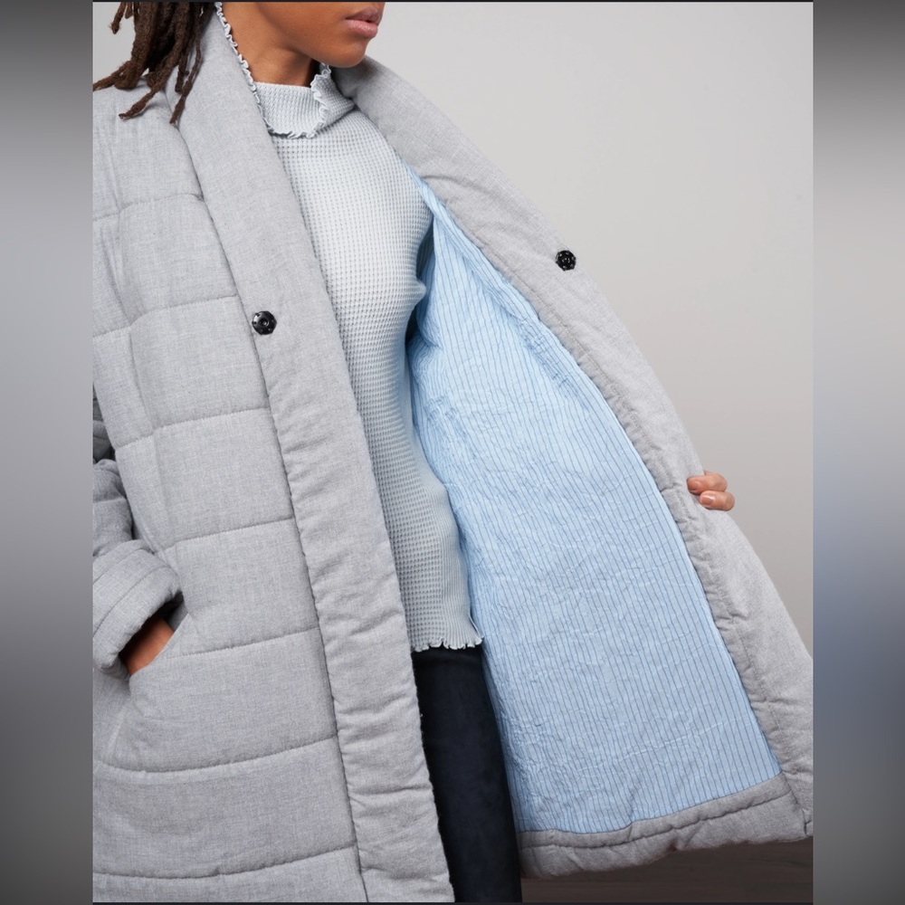 Pietsie Malmo Coat in Cloud Gray Size XS